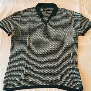 Bonobos Green and White Polo Shirt